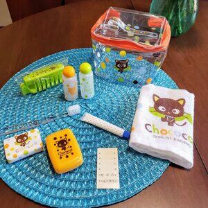 Vintage 1997 Chococat Travel Toiletry Set COMPLETE